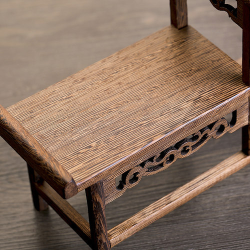 鸡翅木博古架木架子红木摆件底座支架 实木质工艺礼品摆饰置物架