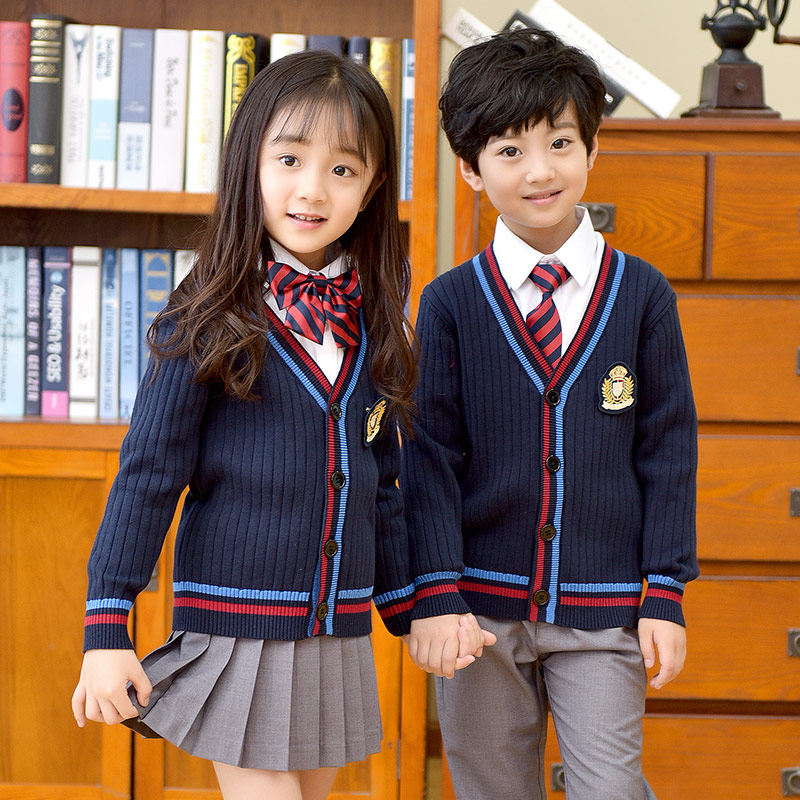 幼儿园园服新款春l秋冬季长袖男女英伦学院风中小学生校服班服套