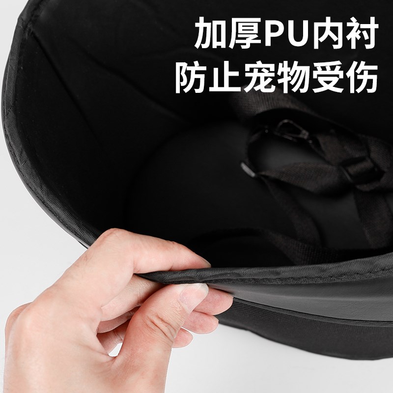 山地自行车狗狗车筐折叠车放置猫咪篮子单车宠物安全座椅载狗专用