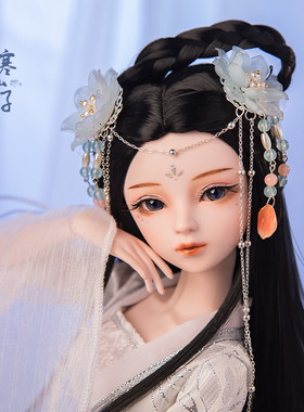 60厘米公仔古h风仿真古装玩偶女生公主古代嫦娥仙子大娃娃女孩玩