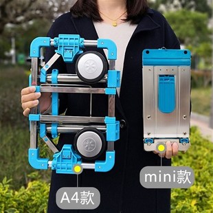 可折叠便携手拉车迷你购物买菜小拉车家用拉货拖车搬运行李拉杆车