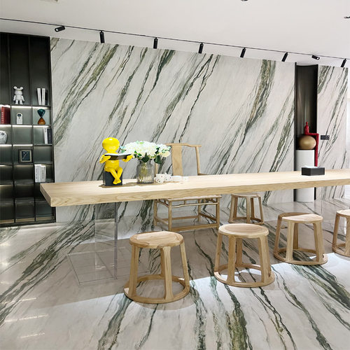 岩板900x2700柔抛客厅大理石密缝瓷砖防滑地板砖电视背景墙砖