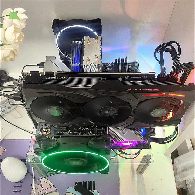 MINI迷你matx组装台式机电脑全侧透明atx小主机箱diy办公外壳itx