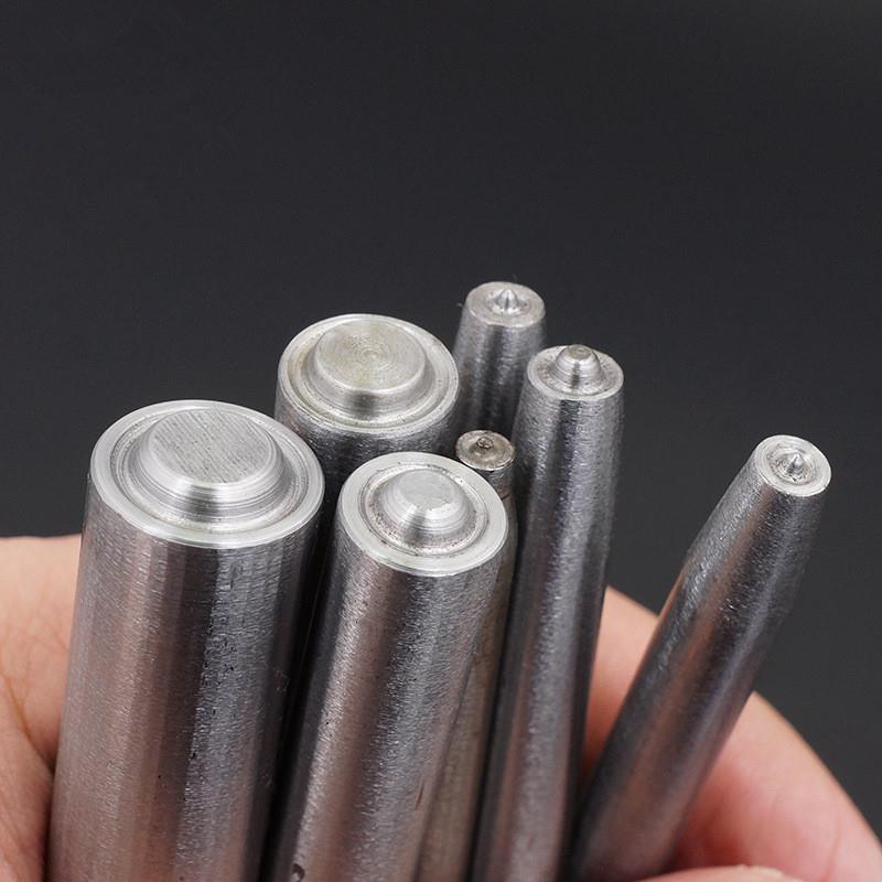 1.0-12MM气眼冲子开口冲反口冲铆钉工具半空心铆钉冲子翻边卷边模