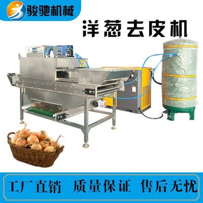 洋葱脱皮机干式无伤损 圆葱去皮专用设备 洋葱加工设备源头工厂