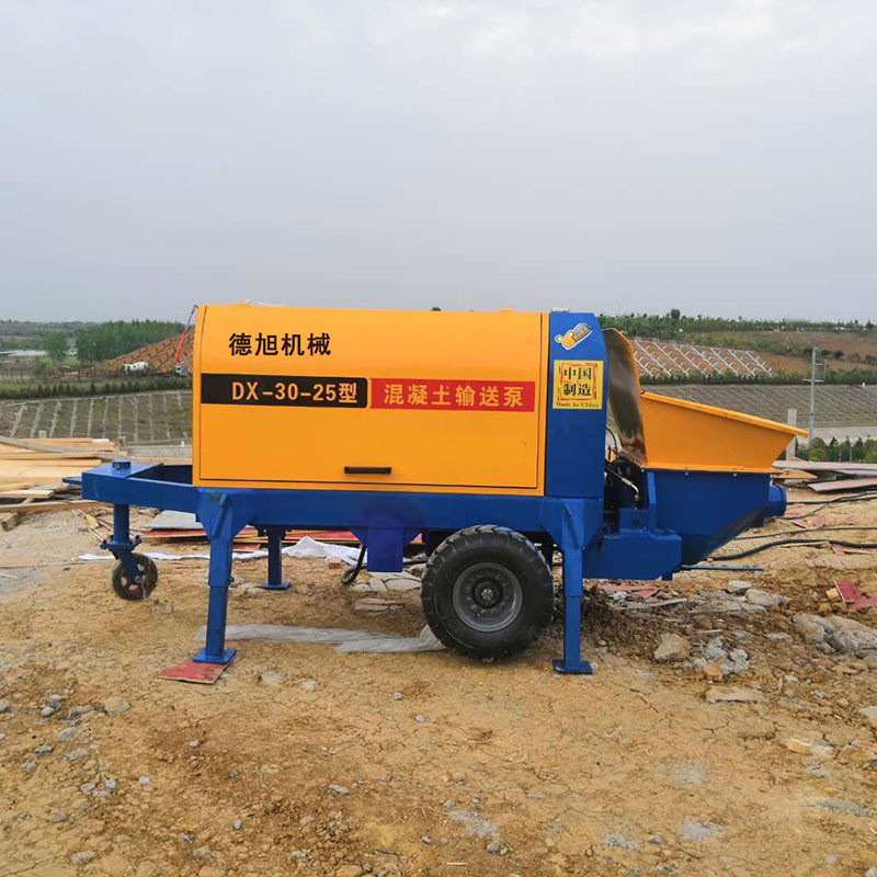 厂家25型混凝土输送泵 小型搅拌站建筑工地细石混凝土输送泵