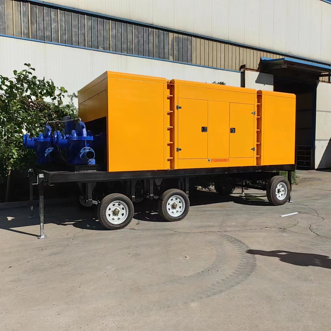 可移动防汛泵车中开自吸泵1500立方抢险大流量高扬程真空辅助柴油