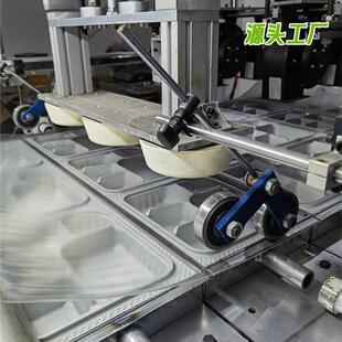 一次性快餐盒分格带盖子二三五四格塑料外送食品级打包饭盒子可微