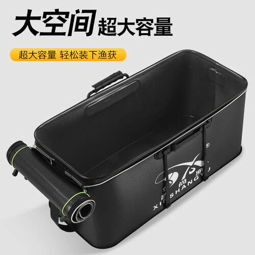 大量活鱼容鱼护桶钓鱼水桶加厚装鱼NNV箱一体成可桶折叠野钓专型