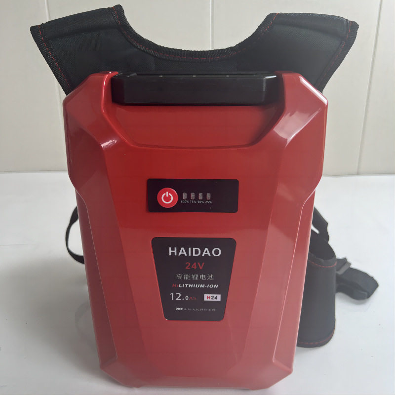 海道大功率锂电池H24V专用背包电池HDL-1001系列高能锂电池