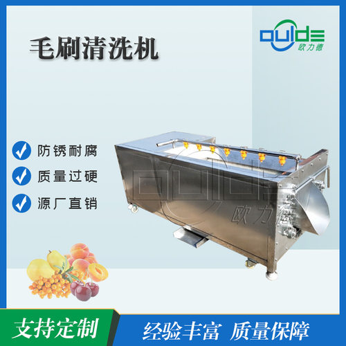厂家直销MSJ大型工业系列毛刷清洗机毛刷滚动深度清洗干净去泥土