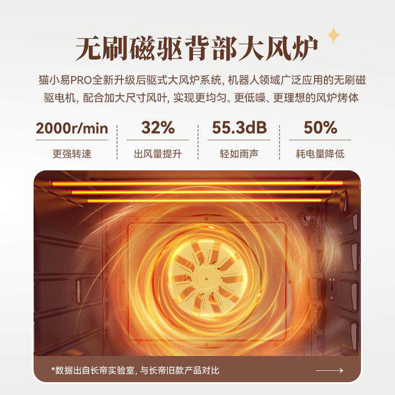 长帝 C42长C42猫易小pro智能帝烤箱家用小型多功能全自烘焙电烤箱