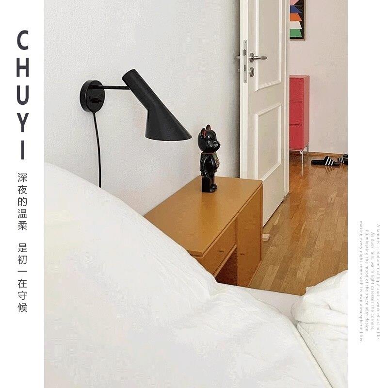 丹麦AJ壁灯设Y1030计师简约床现代简客厅玄关过卧室头灯道现代约