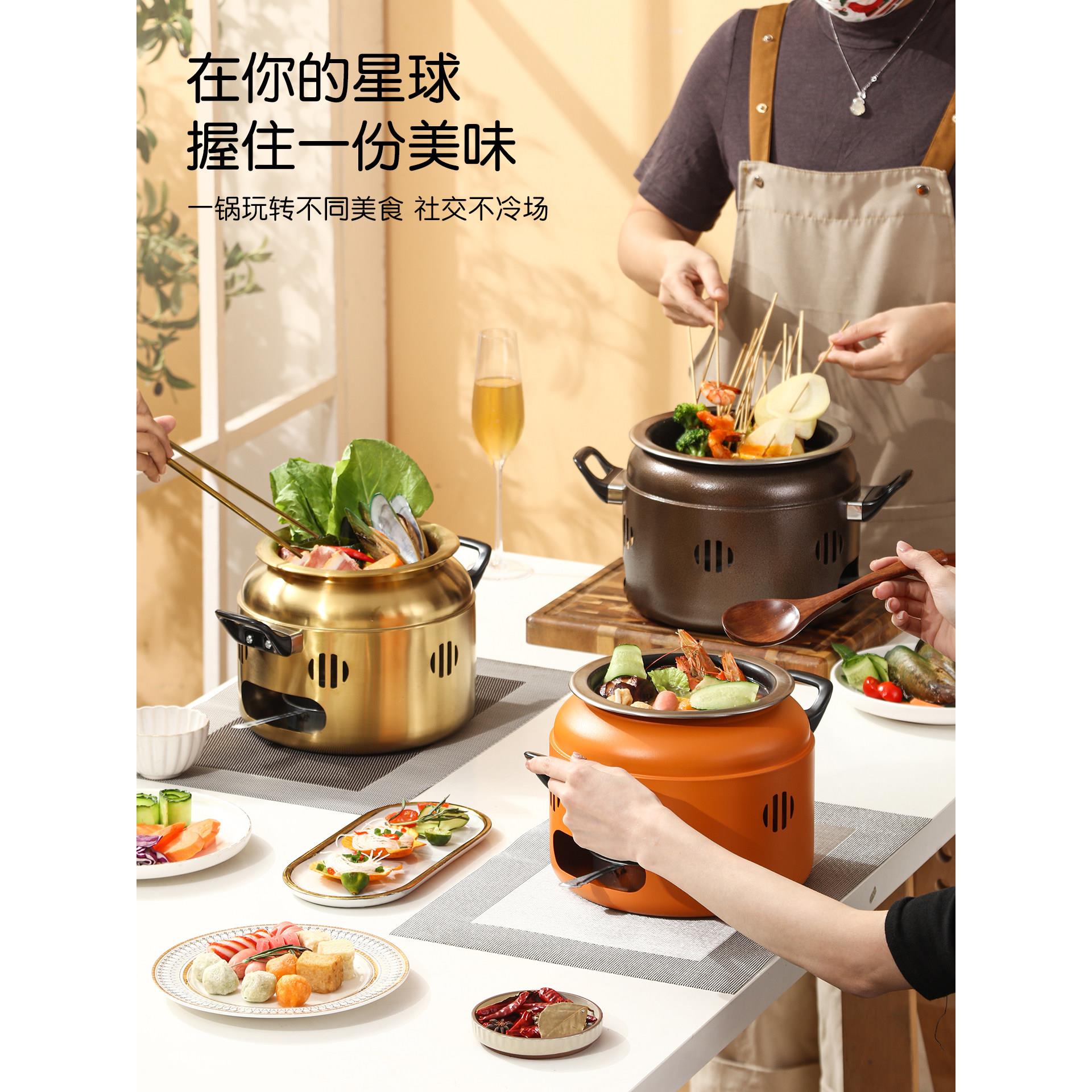 商用串锅加热涮保温炉麻辣小串火锅毛鸡肚专用锅钵钵涮EGV牛肚酒
