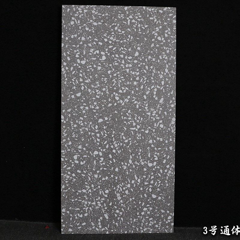 通体水磨石地砖600x1200连锁店工程仿古砖商场灰色防滑地板砖墙砖