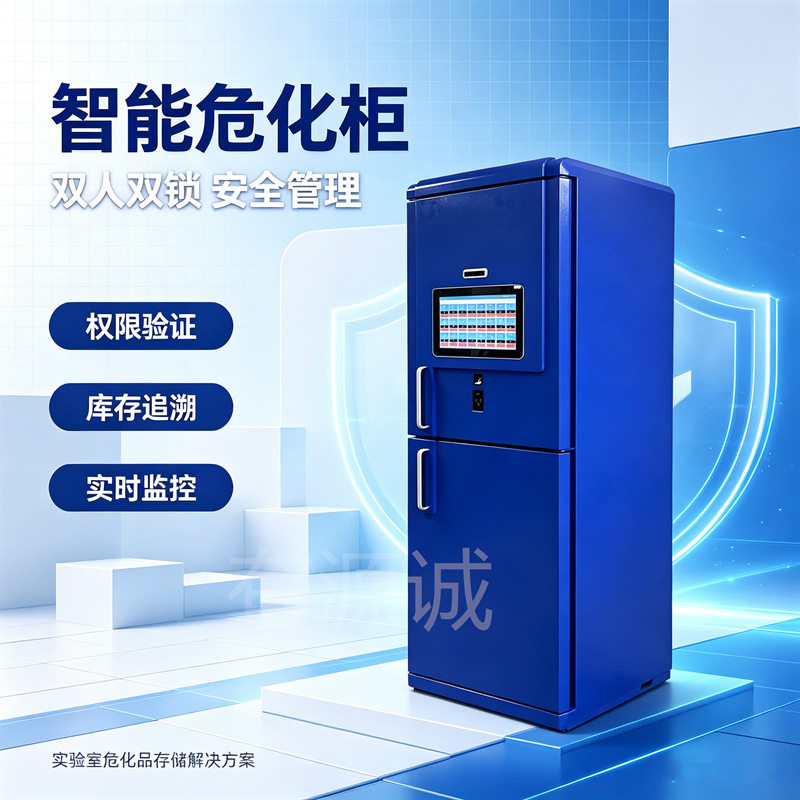 移动危化智能存储柜/水质检测化学品安全柜/人脸刷卡三合一试剂柜