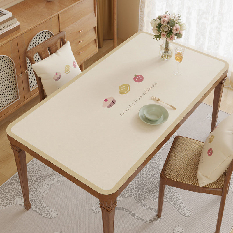 简约高级感桌布桌垫免洗防油防水防烫现代皮革餐桌垫子茶几保护垫,居家布艺,桌布,淘宝优惠券,粉丝福利购,淘宝优惠卷