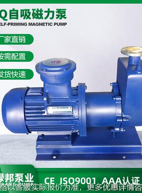 自吸式磁力泵 ZCQ型自吸式磁力泵 不锈钢自吸磁力泵