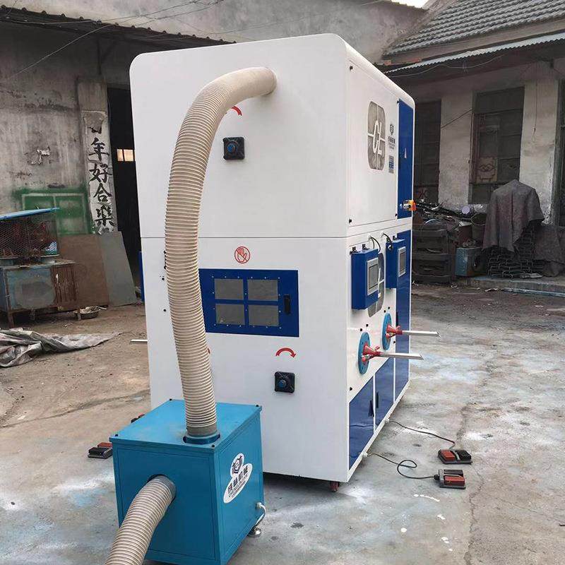 厂家销售四头流量充绒机充棉一体机碎棉机枕芯抱枕充棉机