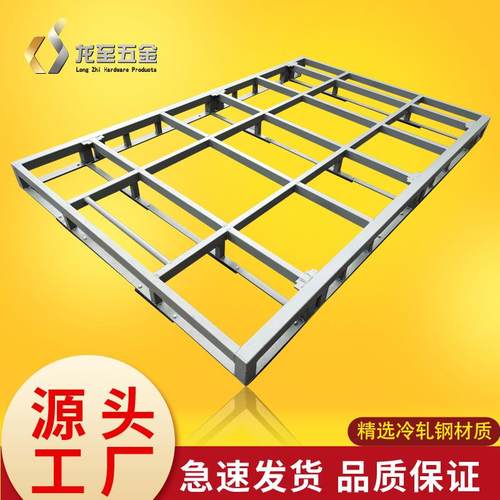 重型双面防滑钢制叉车托盘仓储搬运1200*1000mm承重2吨