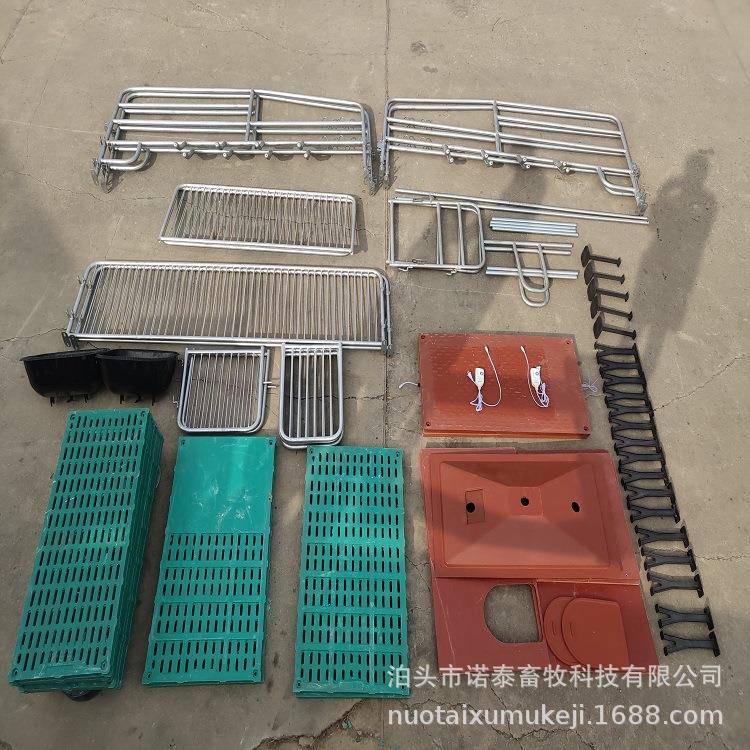 养猪设备定位栏限位栏产保两用分勉一体床保育床单双体母猪产床