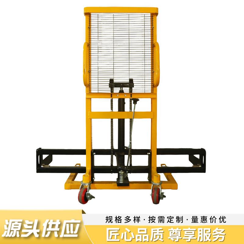 移动轻型手动液压堆高车小型叉车电动升高车推车升降机平台车