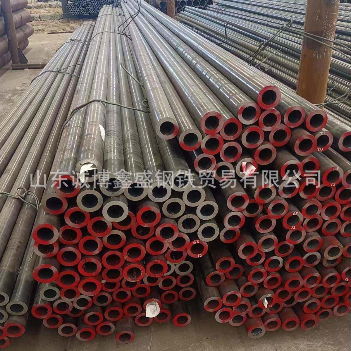 大量销售无缝钢管流体管锅炉管声测管油钢管注浆管切割下料抛光