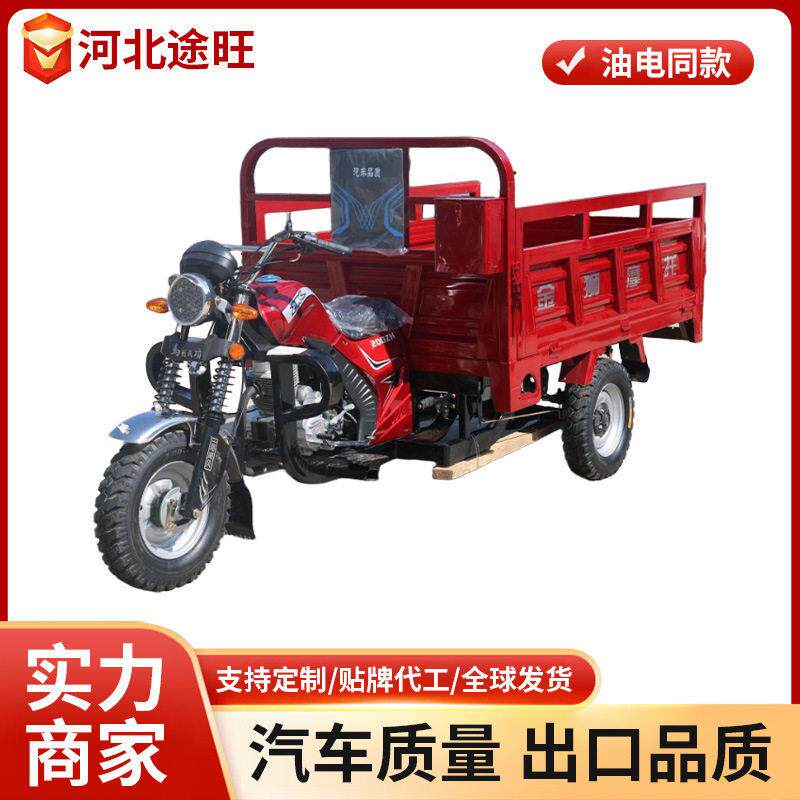 定制自卸载重三轮摩托车动力农用农用运输车辆