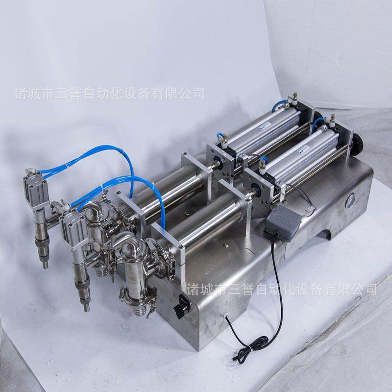 烤肉酱灌装机辣椒猪肉酱玻璃瓶自动灌装设备烤肉酱灌装机