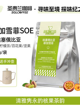 SGL圣贵兰咖啡豆耶加雪菲SOE埃塞俄比亚G2原生种核果花香精品手冲