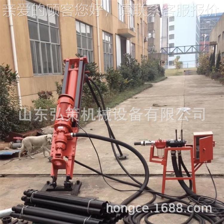 小型气动钻孔机 打隧道凿岩孔气动潜钻机 77100孔型气两用潜电孔