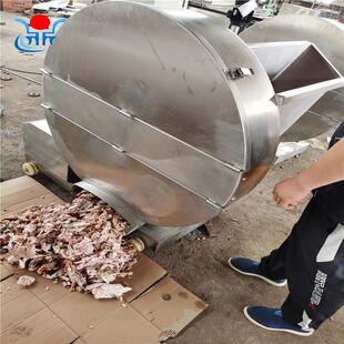 冻肉刨肉机冻盘肉块破碎机冷冻肉切片机