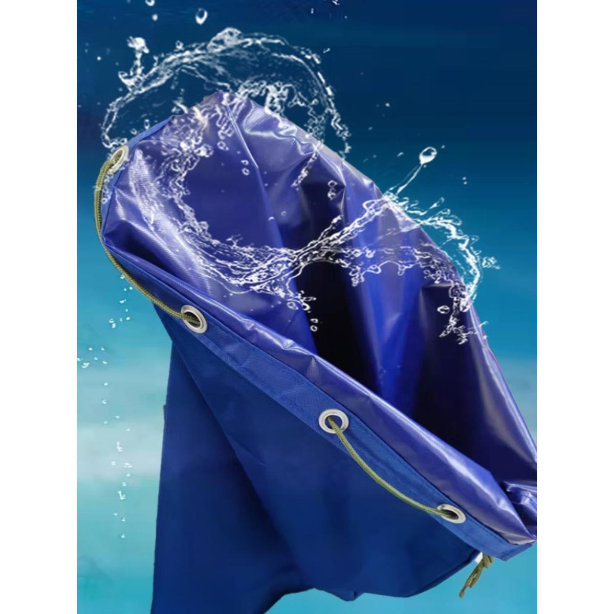 加厚防水牛津布快递中转防雨集包袋搬家棉被打包收纳防尘束口袋