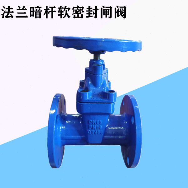 Z45X球墨铸铁法兰暗杆软密封闸阀DN100DN150DN125DN200DN250DN300