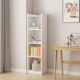 潮书架家用储物架大容量省空间落地式 收纳架简易多层角落窄缝小架