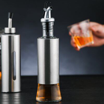 304不锈钢分酒器酒吧ktv专用酒瓶创意透明调酒器具洋酒定量倒酒器