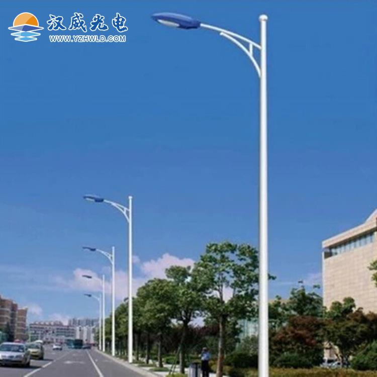 新农村LED路灯杆户外6米7米8米海螺臂高杆灯道路路灯超亮防水路灯