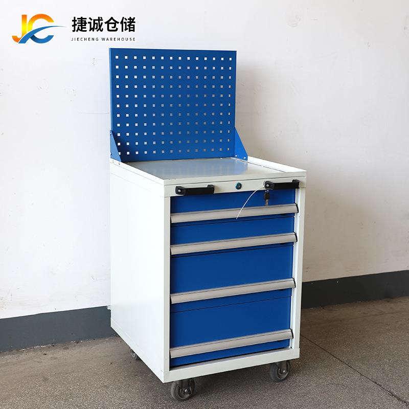 厂家五金工具车生产汽修手推式带挂板抽屉多功能车间工具车
