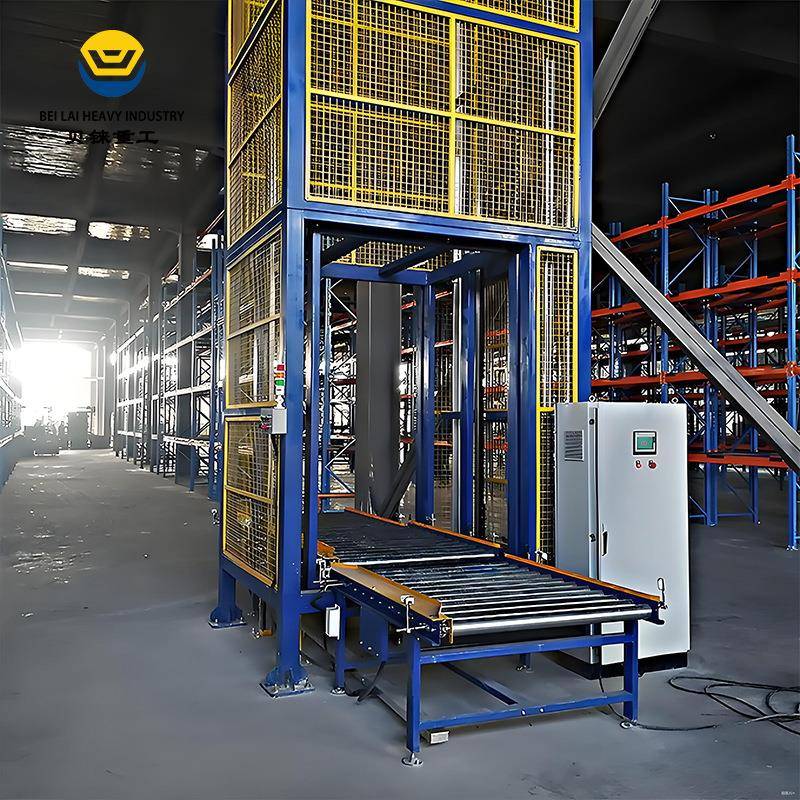 物料上下往复运动垂直提升机托盘辊筒输送线料箱货物往复式提升机