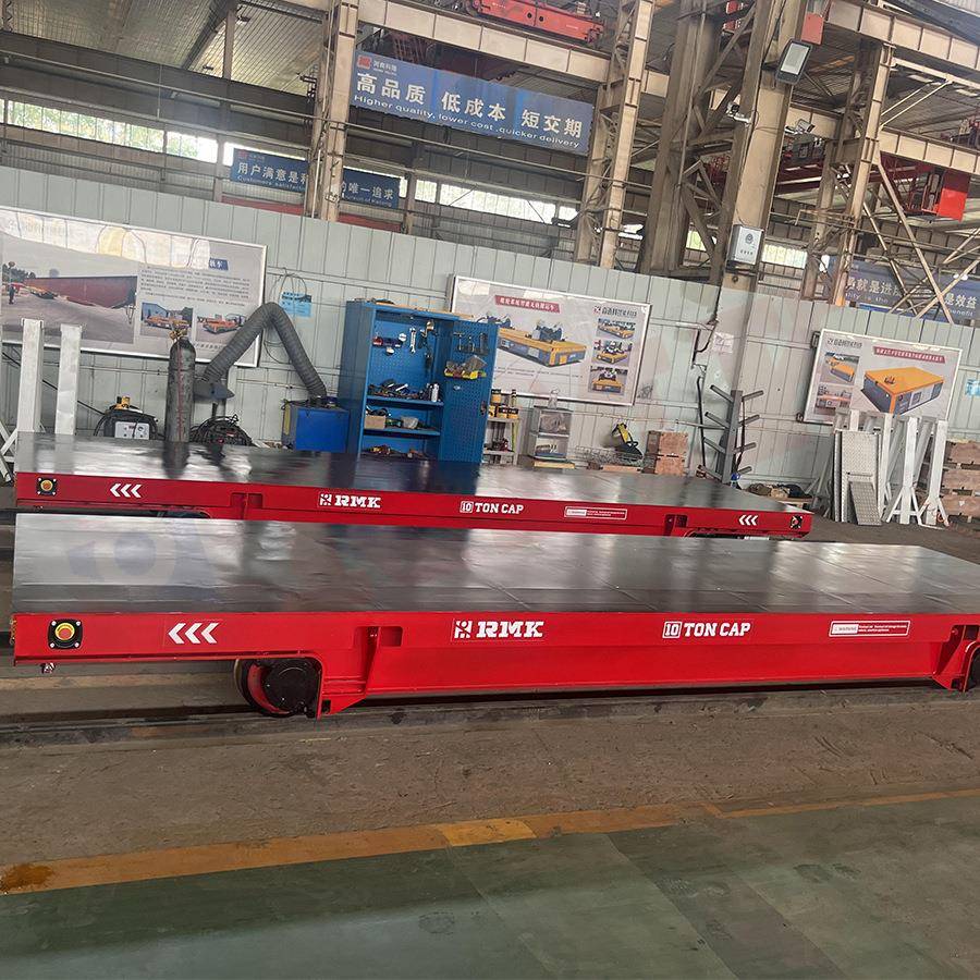 智能精准航车RGV全自动化运行轨道穿梭车电动平板车地平车