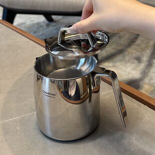 10不锈钢滤油壶油罐装 油容器过滤油渣 老板娘自留轻奢款