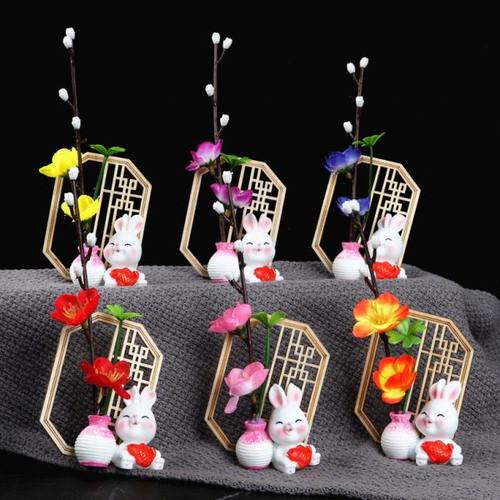 酒店意境菜品冷菜盘饰餐饮寿司刺身摆盘装饰花草点缀花创意小摆件