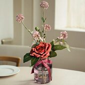 栀子花香薰家用室内持久留香卫生间厕所卧室高级花艺香氛装 饰摆件