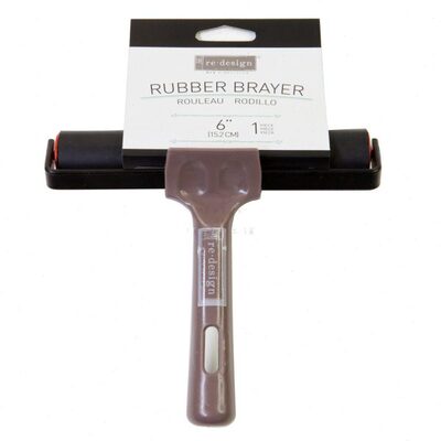 Prima大号橡胶颜料滚轮 手墨辘刷背景上色Gel Plate Brayer