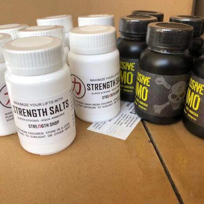 力牌嗅盐 运动大瓶大力士健身提神嗅盐 健力量举强力硬拉深蹲卧推