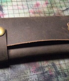 手工皮具刀模定制笔袋刀模c03