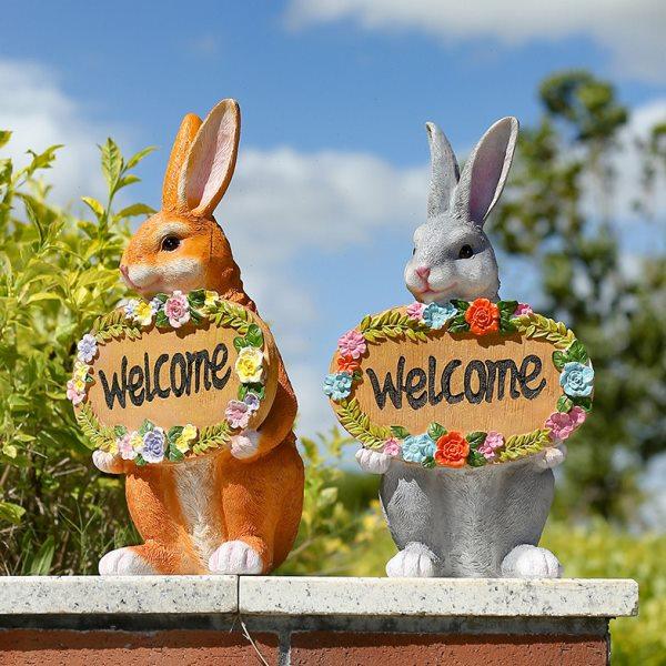 花园装饰庭院摆件小院子装饰园艺布置创意户外树脂卡通兔子雕塑,家居饰品,户外/庭院摆件,淘宝优惠券,粉丝福利购,淘宝优惠卷