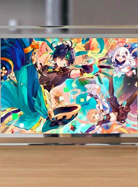 原神周边基尼奇水晶相框摆台