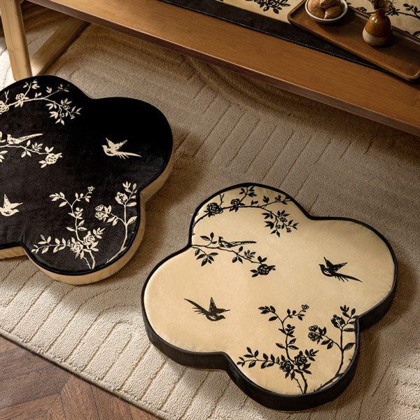 喜即闲花客厅阳台茶室榻榻米梅花蒲团坐垫客厅地毯地上看书坐墩子,居家布艺,蒲团,淘宝优惠券,粉丝福利购,淘宝优惠卷