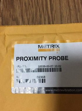 10039-00-07-10-02美国迈确METRIX现货传感器现货